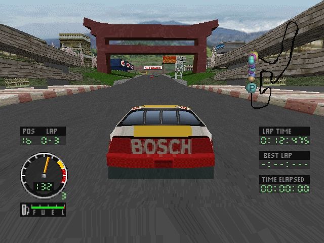Andretti Racing screenshot 5 for Playstation